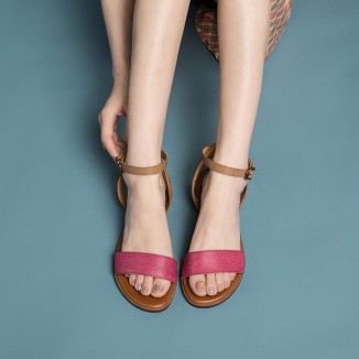 Handmade Leather Donddi sandals For Women Yellow/Green/Coffee/Brown/Blue/Red/Beige