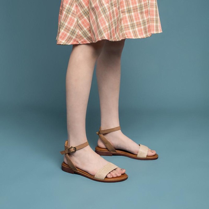 Handmade Leather Donddi sandals For Women Yellow/Green/Coffee/Brown/Blue/Red/Beige