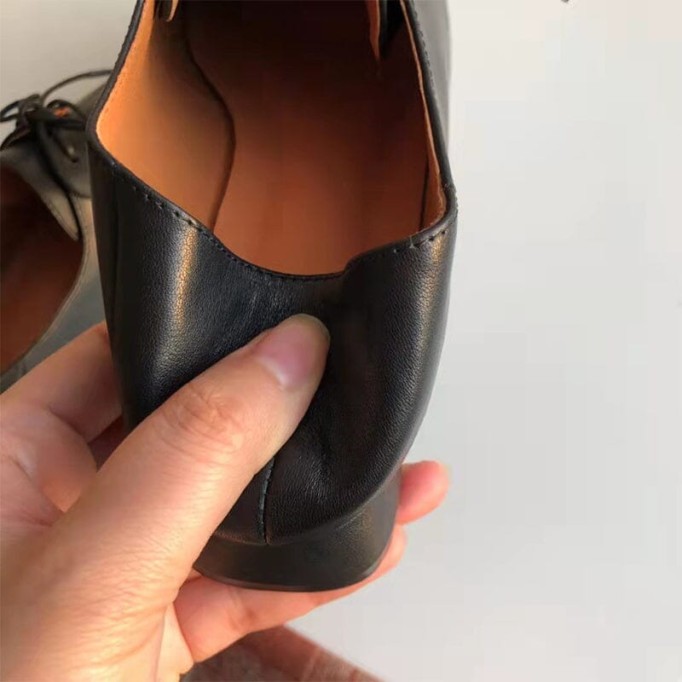 Soft Oxford Tie Shoes for Women Genuine Leather in White/Black/Brown Retro Style