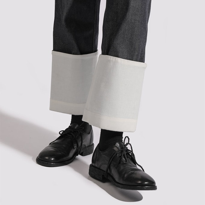 Goodyear Horse Leather Oxfords For Women Classic Leather Sole Derby in Red/Black