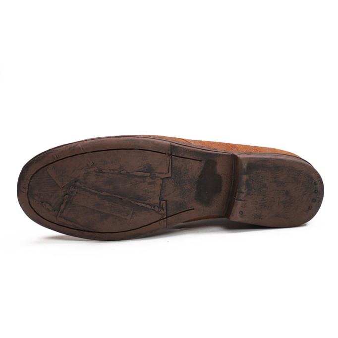 Oxfords For Women Lace Up Flat Sole Ankle Boots Handmade Matte Leather Martin Boots Coffee/Brown