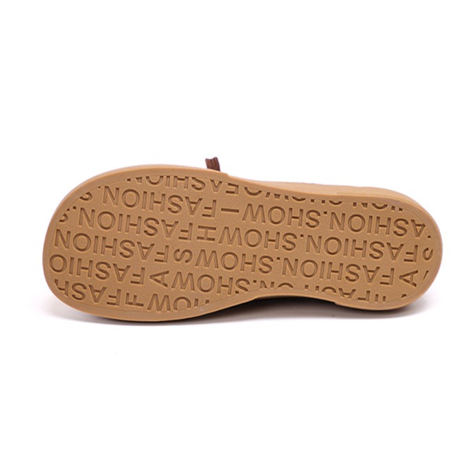 Handmade Soft Leather Lace Up Platform Oxford Shoes Coffee/Green