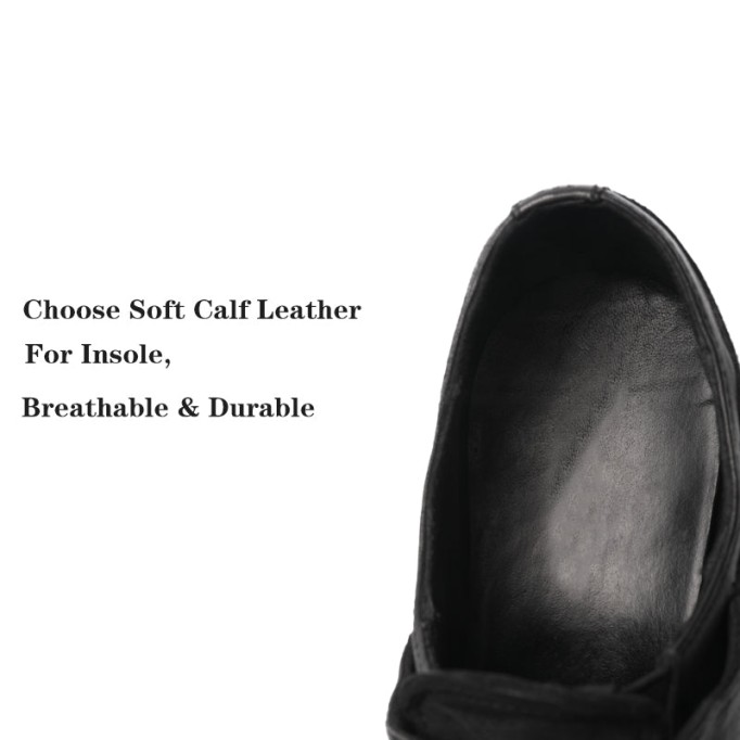 Goodyear Horse Leather Shoes For Women Classic Loafers Leather Sole in Brown/Coffee