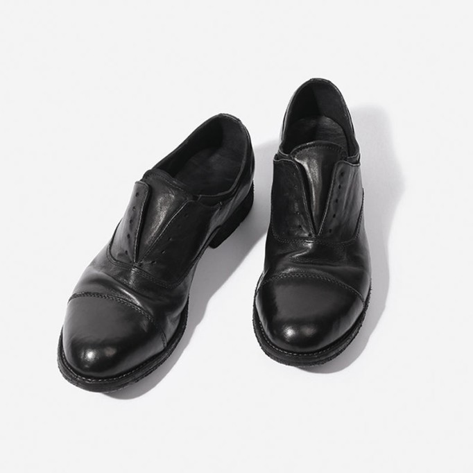 Goodyear Horse Leather Shoes For Women Classic Loafers Leather Sole in Brown/Coffee