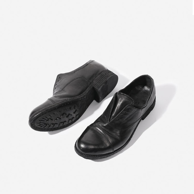 Goodyear Horse Leather Shoes For Women Classic Loafers Leather Sole in Brown/Coffee