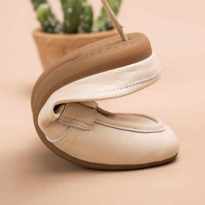 Retro Bowknot-Detailed Leather Loafer Mules for Women Backless Loafers in White/Deep Apricot/Yellow