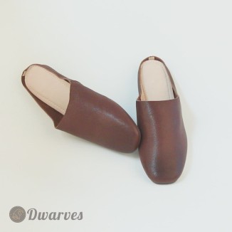 Handmade Leather Summer Slippers Mules Green/Brown/Coffee/Blue/Green 2/Reddish brown/Grey white/Brown 2/Khaki/Yellow/Dark coffee