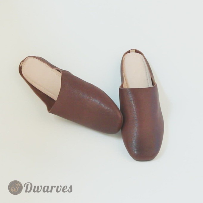 Handmade Leather Summer Slippers Mules Green/Brown/Coffee/Blue/Green 2/Reddish brown/Grey white/Brown 2/Khaki/Yellow/Dark coffee