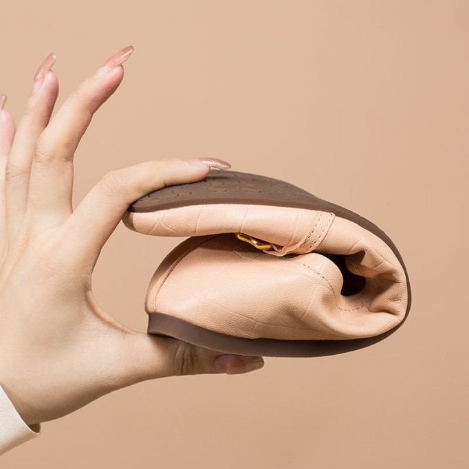 Retro Horsebit-Detailed Leather Loafers for Women Pink/Yellow/Grey/Pumpkin