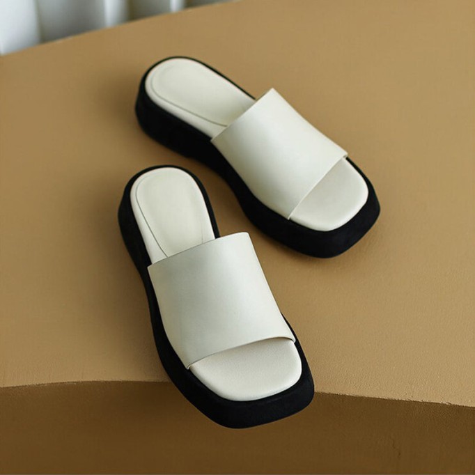 Handcrafted Woven Summer Slippers Black/Beige/Coffee/Green