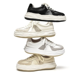 Original Sole Low-top Sneakers for Women in Black/White/Beige/Cream