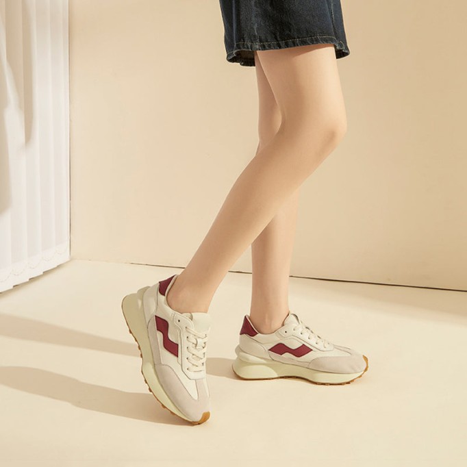 Genuine Leather Classical Cortez Sneakers for Women