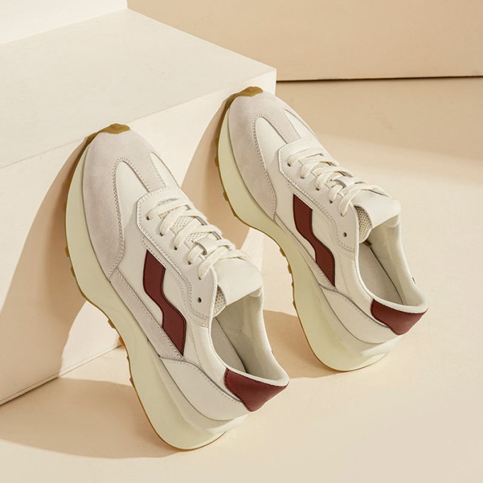 Genuine Leather Classical Cortez Sneakers for Women