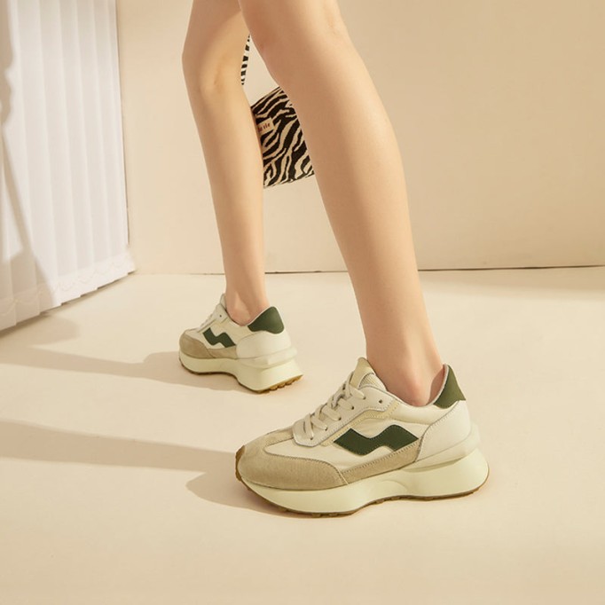 Genuine Leather Classical Cortez Sneakers for Women