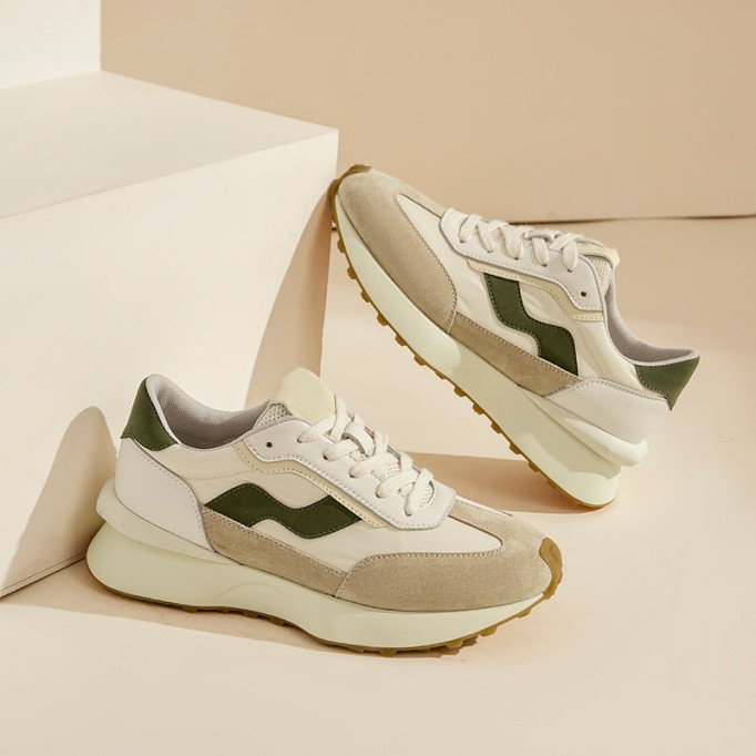 Genuine Leather Classical Cortez Sneakers for Women