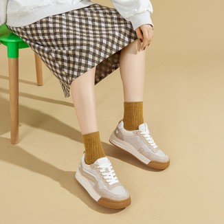 Women's Original Sole Low-top Sneakers in Grey/Apricot