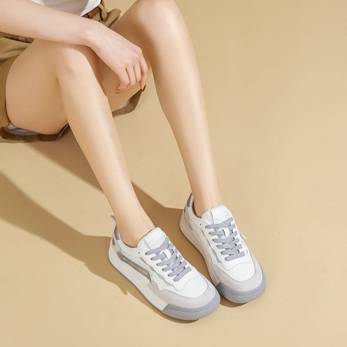 Women's Original Sole Low-top Sneakers in Grey/Apricot