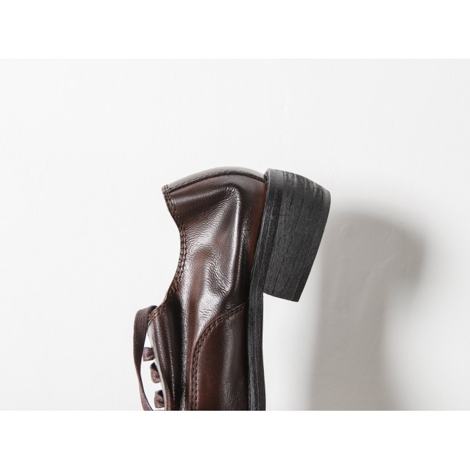 Retro Leather Oxford Shoes For Women Handmade Black Mori Girl Student Shoes Designer Shoes