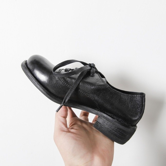 Retro Leather Oxford Shoes For Women Handmade Black Mori Girl Student Shoes Designer Shoes