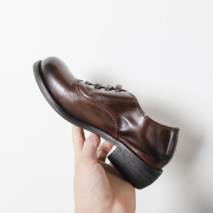 Retro Leather Oxford Shoes For Women Handmade Black Mori Girl Student Shoes Designer Shoes