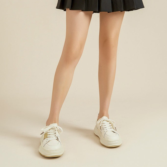 Women's Original Sole Low-top Sneakers in Yellow/Green Contrasting