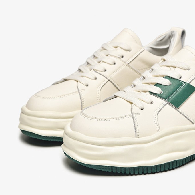 Women's Original Sole Low-top Sneakers in Yellow/Green Contrasting