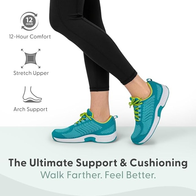 Women's Orthopedic Knit Coral Sneakers