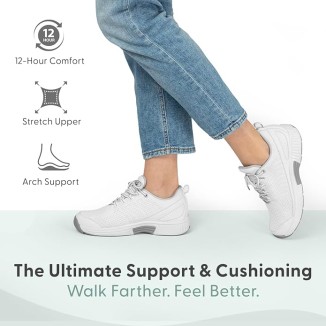 Women's Orthopedic Knit Coral Sneakers