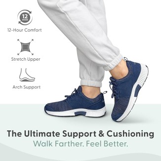 Women's Orthopedic Knit Francis No-Tie Sneakers