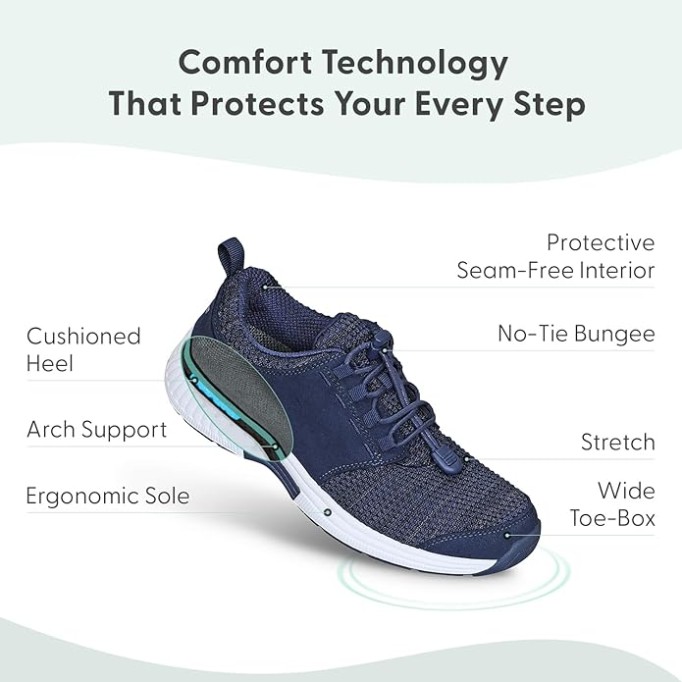 Women's Orthopedic Knit Francis No-Tie Sneakers