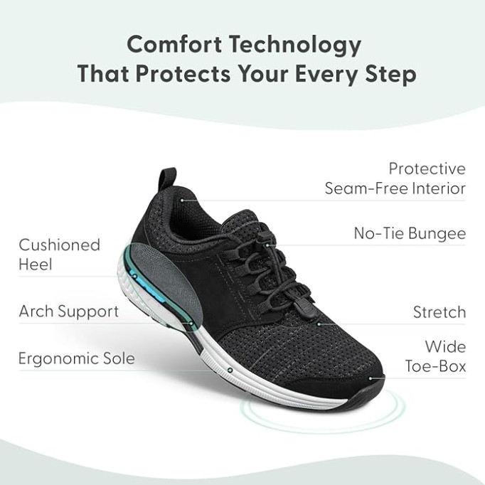 Women's Orthopedic Knit Francis No-Tie Sneakers