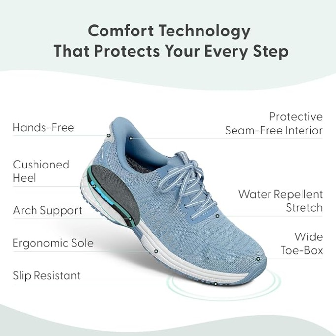 Women's Orthopedic Knit Kita Hands-Free Sneakers