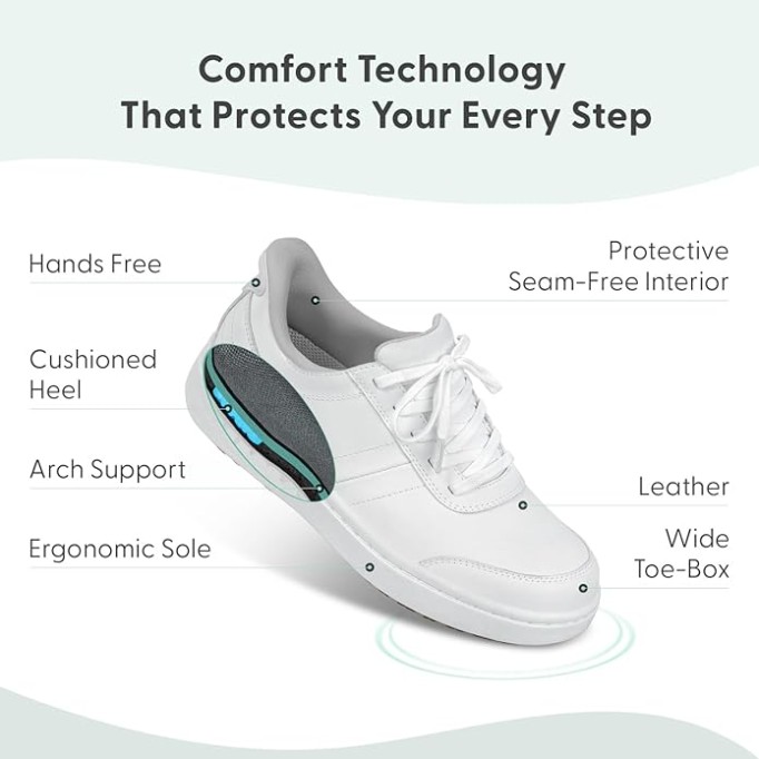 Women's Orthopedic Knit Wander Hands-Free Sneakers
