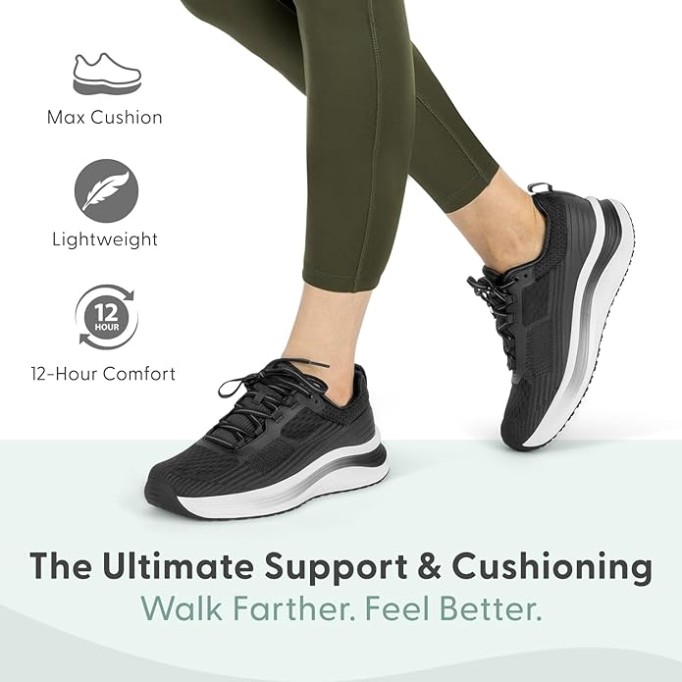 Women's Orthopedic Relay Running Shoe for Foot Pain Relief
