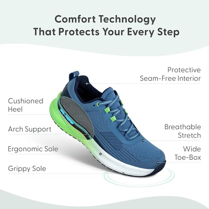 Women's Orthopedic Relay Running Shoe for Foot Pain Relief
