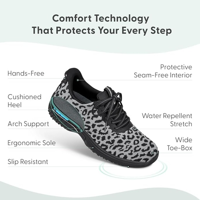 Women's Orthopedic Knit Kita Hands-Free Sneakers