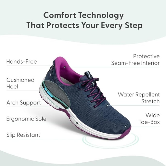 Women's Orthopedic Knit Kita Hands-Free Sneakers