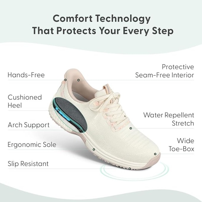 Women's Orthopedic Knit Kita Hands-Free Sneakers