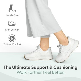 Women's Orthopedic Leather Stride Hands-Free Sneakers