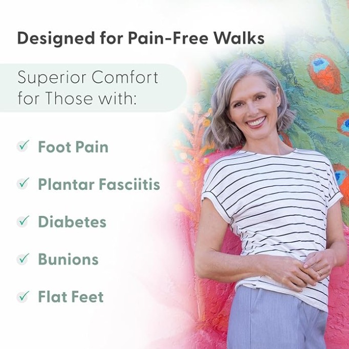 Women's Orthopedic Leather Stride Hands-Free Sneakers