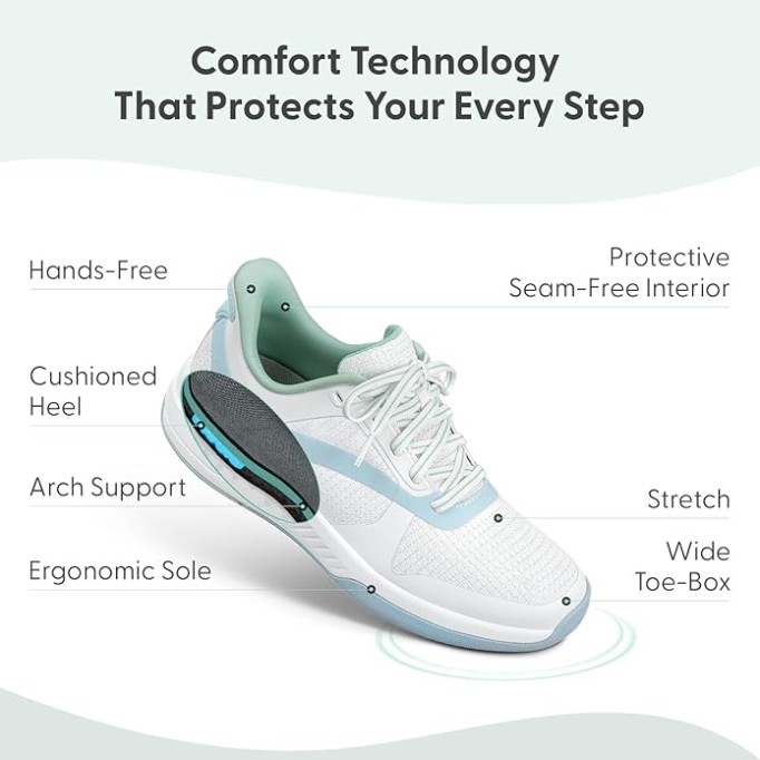 Women's Orthopedic Ace Pickleball Shoe for Foot Pain Relief