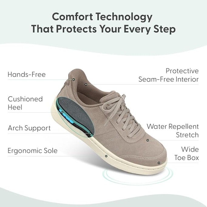 Women's Orthopedic Knit Wander Hands-Free Sneakers